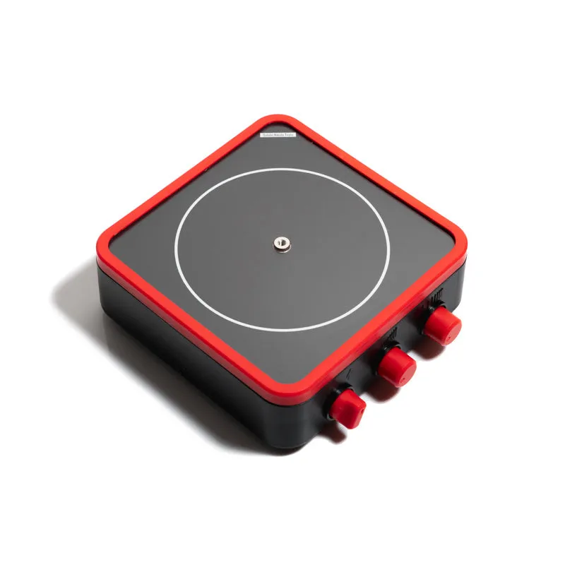 Music Tesla coil lightning speaker in black with Bluetooth connection, adjustable arc length, compact host