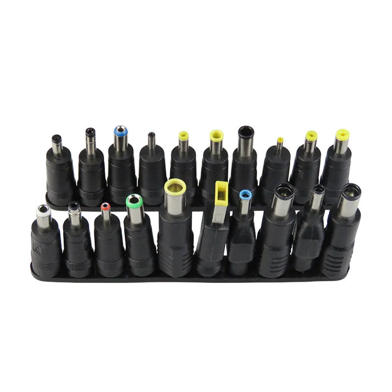 90W black multi-function notebook power adapter with 20 DC head connectors for universal charging