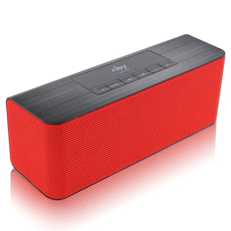 NBY5540 wireless Bluetooth speaker in Black with dual 5W speakers and hands-free microphone