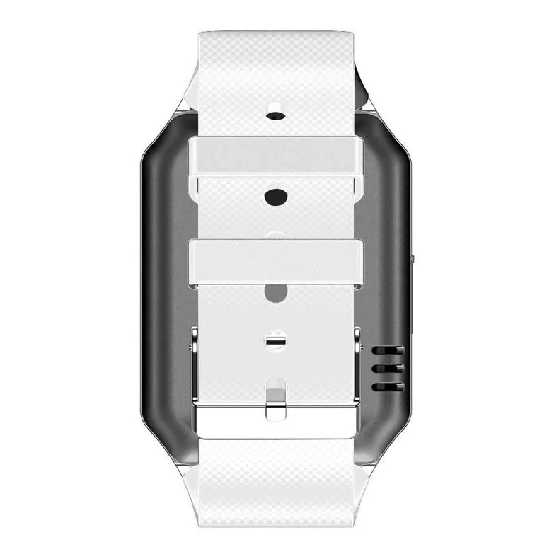 DZ09 sports smart watch with black TPU strap and 1.56-inch touch screen