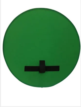 Foldable reflector for chair photography background board in green, nylon fabric, unfolded 150x200 cm with steel spring frame