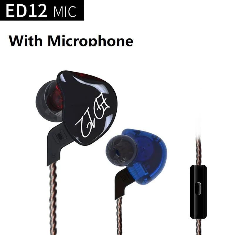 In-ear wired headphones subwoofer HIFI with microphone and 3.5mm L-bend plug on a flat surface