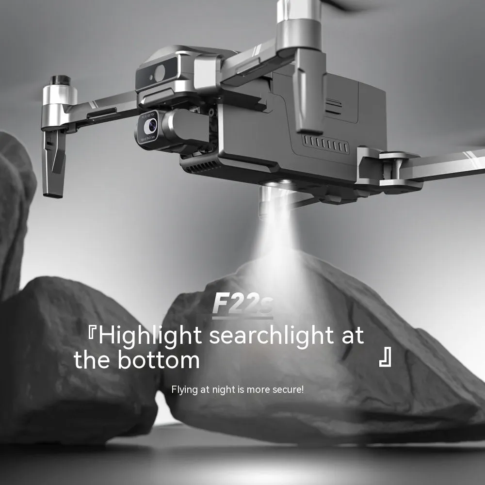 F22S obstacle avoidance drone unfolded with HD camera and GPS positioning