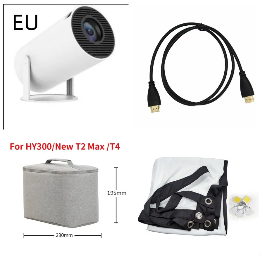 H713 ultra high definition 4K mini projector in compact design suitable for home office and conference use