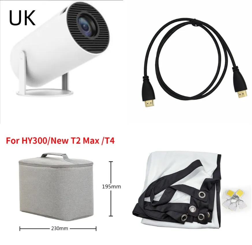 H713 ultra high definition 4K mini projector in compact design suitable for home office and conference use