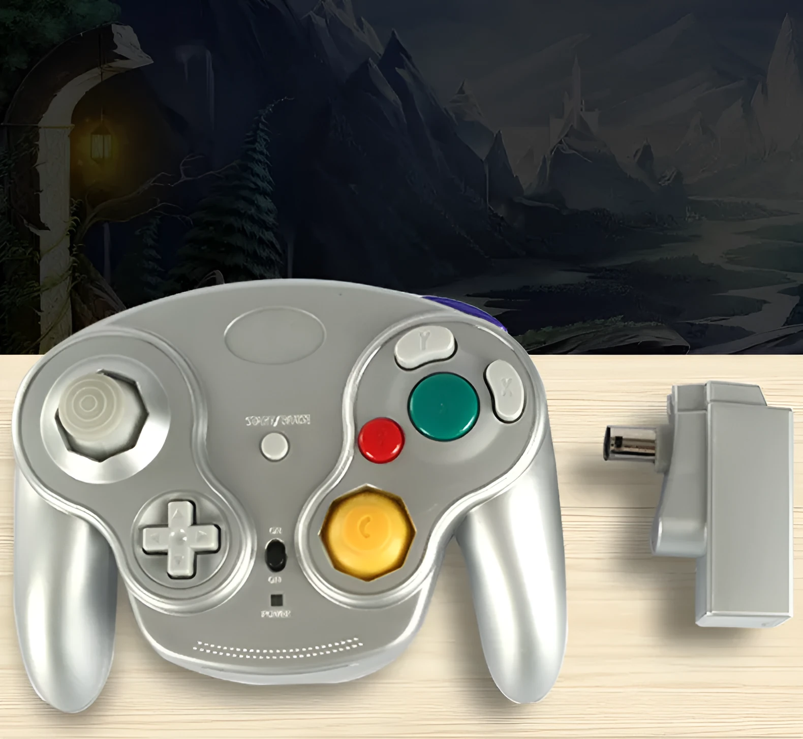 NGC2.4G wireless game controller for Nintendo Wii and GameCube consoles in multiple colour options