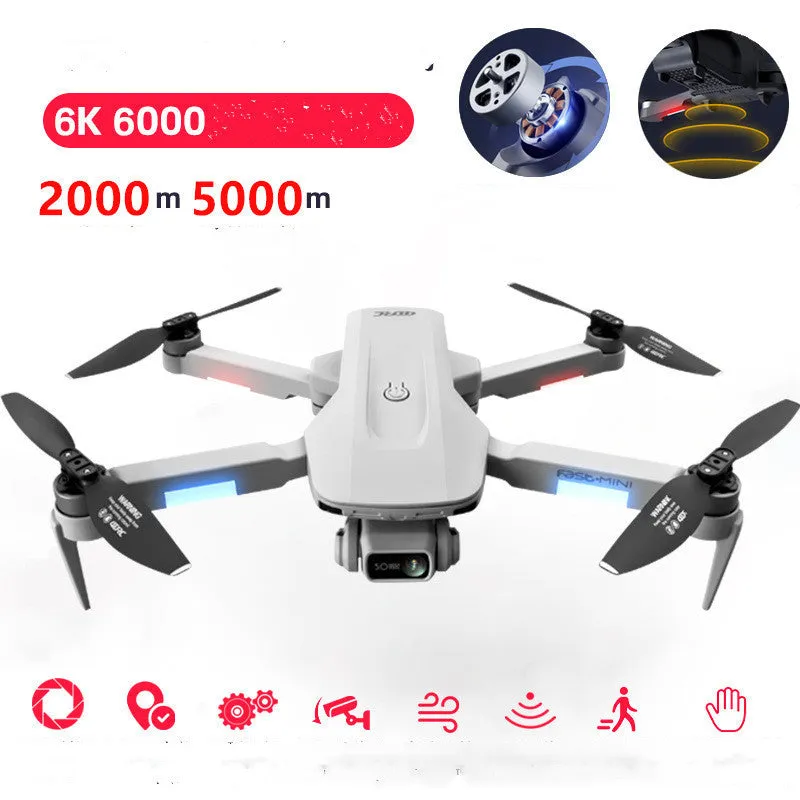 8K dual camera GPS remote control plane with brushless motor in flight