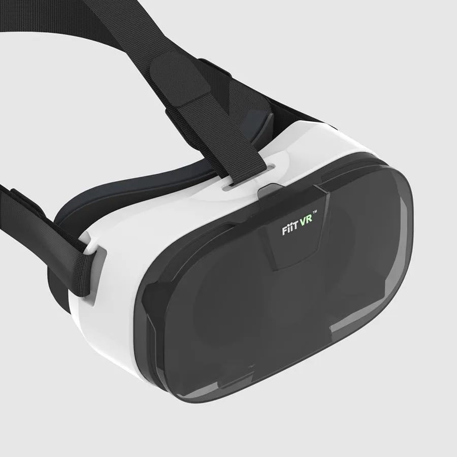Black and white resin mobile phone VR helmet 3D glasses head-mounted 545g