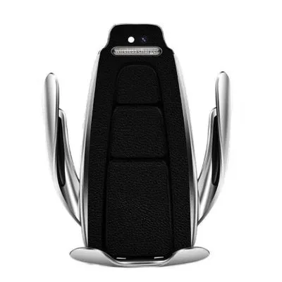 S5 car wireless charging phone bracket with vent clip and silicone pad