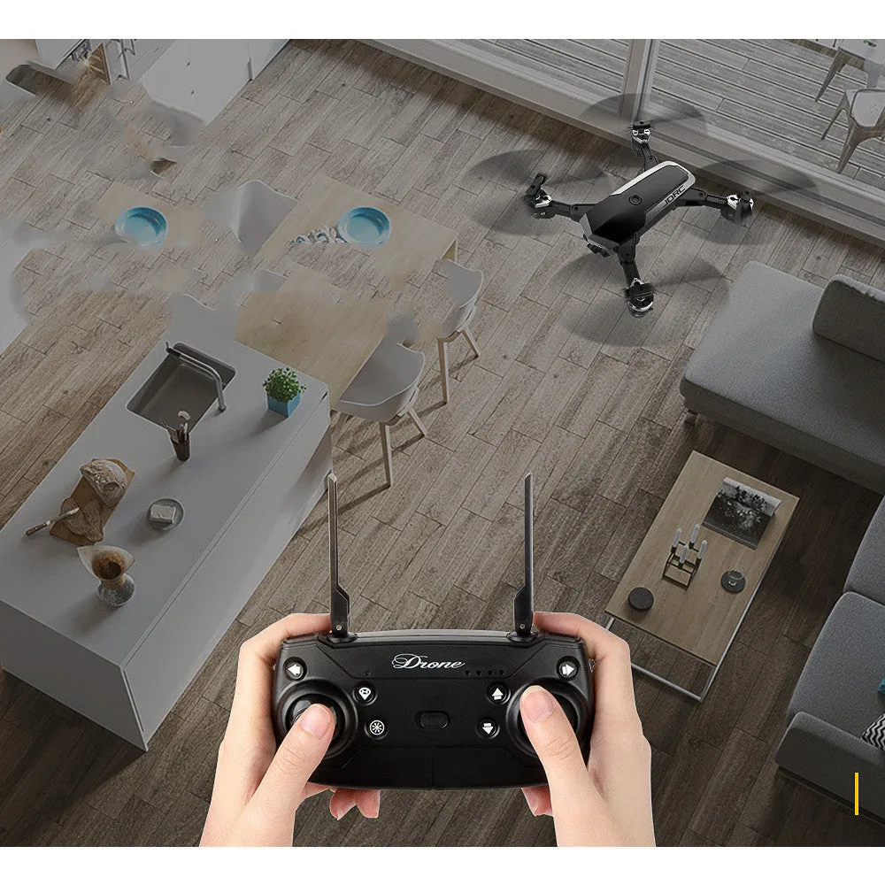 Lightweight quadcopter drone with high-definition camera and WiFi for outdoor aerial photography