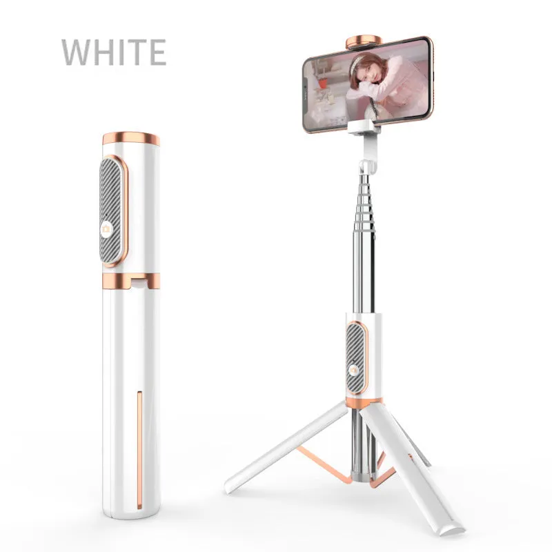 Extendable aluminium alloy phone selfie stick, 700mm stretch length, black finish