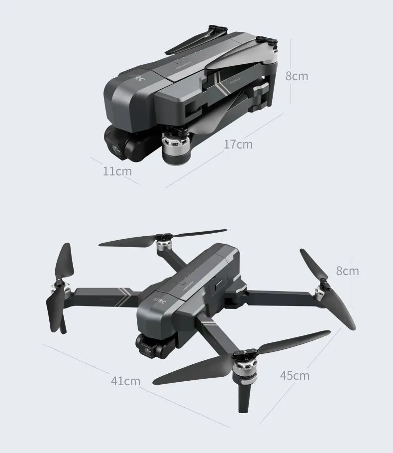 F11PRO PTZ version 4K drone with GPS brushless motor and handle remote control outdoors