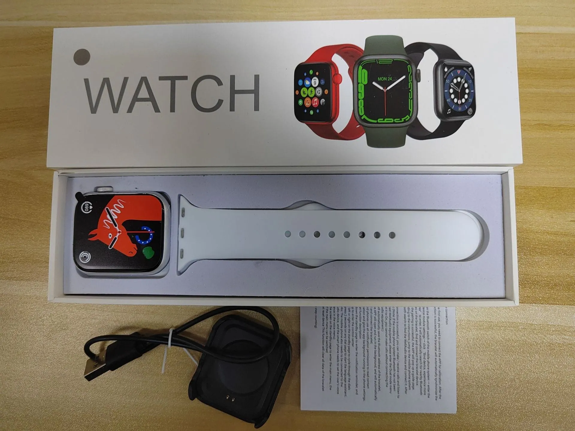 GT20 smart Bluetooth watch with alloy case and silicone strap showing heart rate monitoring on screen.