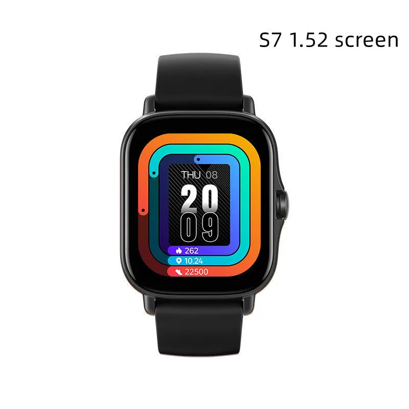 GT20 smart Bluetooth watch with alloy case and silicone strap showing heart rate monitoring on screen.
