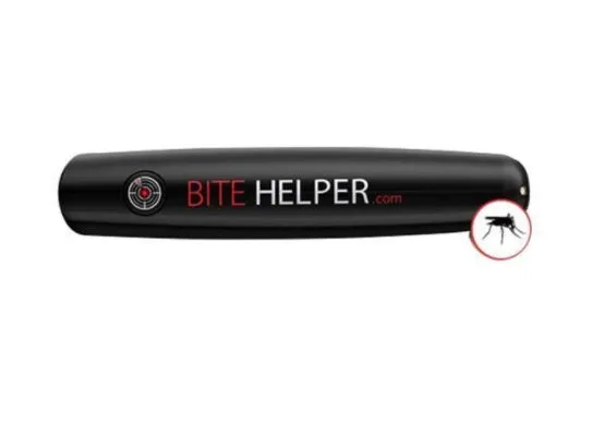 ByeBye Mosquito Bites itching reliever in suction card packaging, 76g compact device for outdoor use