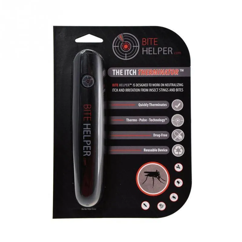 ByeBye Mosquito Bites itching reliever in suction card packaging, 76g compact device for outdoor use