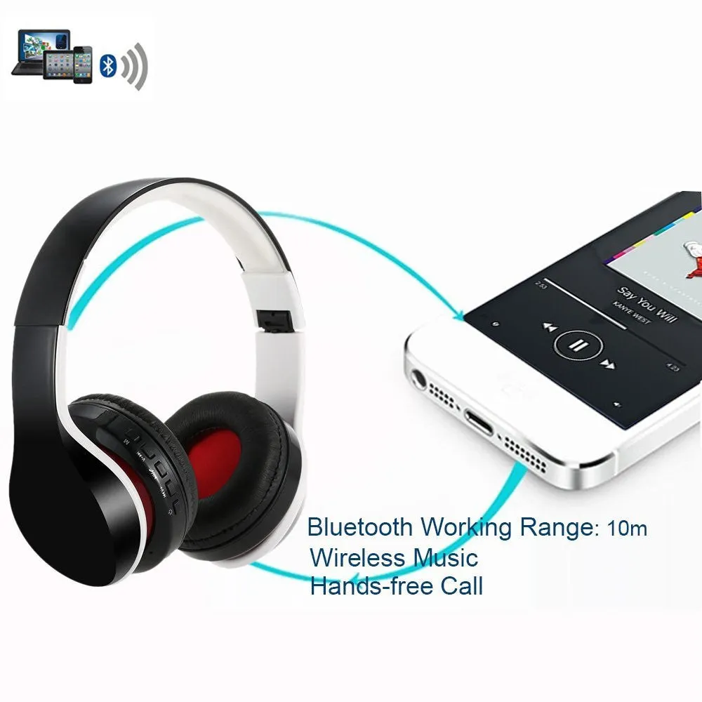 Hieha OY712 sports foldable waterproof Bluetooth headset with mic and 40mm driver