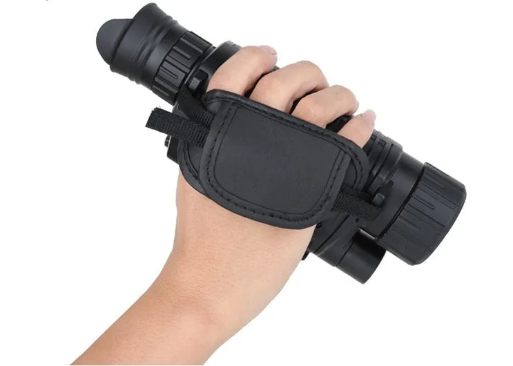 Digital night vision monocular with 5x magnification and 40mm lens in black finish