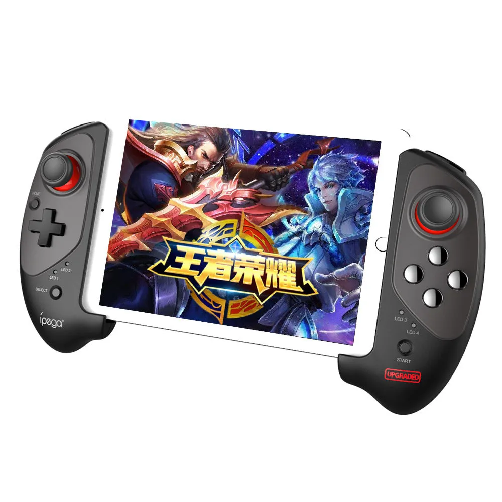 Red Bat wireless Bluetooth gaming stretching controller in black colour on a surface