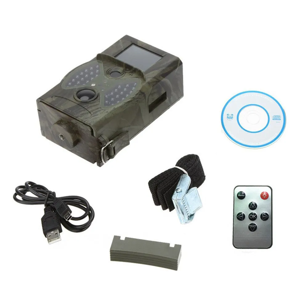 Camouflage mini infrared security camera with 1080P resolution and 20-metre night vision