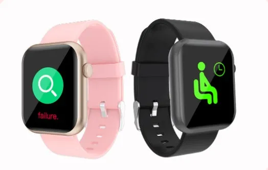 R3L full touch smart watch with 1.3 inch IPS colour screen and silicone wristband on a white background