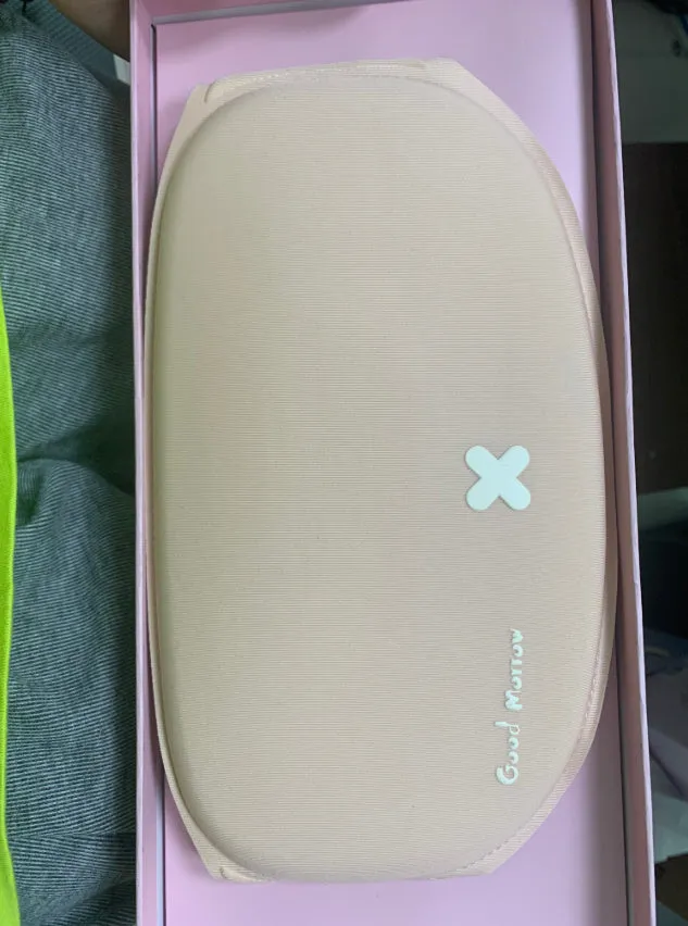 Rechargeable menstrual pain patch massage belt with three heat settings and slim design