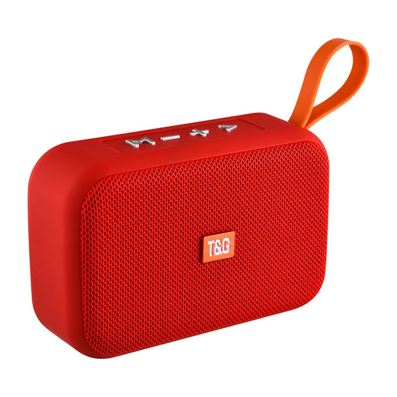 Portable Bluetooth speaker in black plastic shell with 123x46x81mm dimensions, FM radio and USB playback