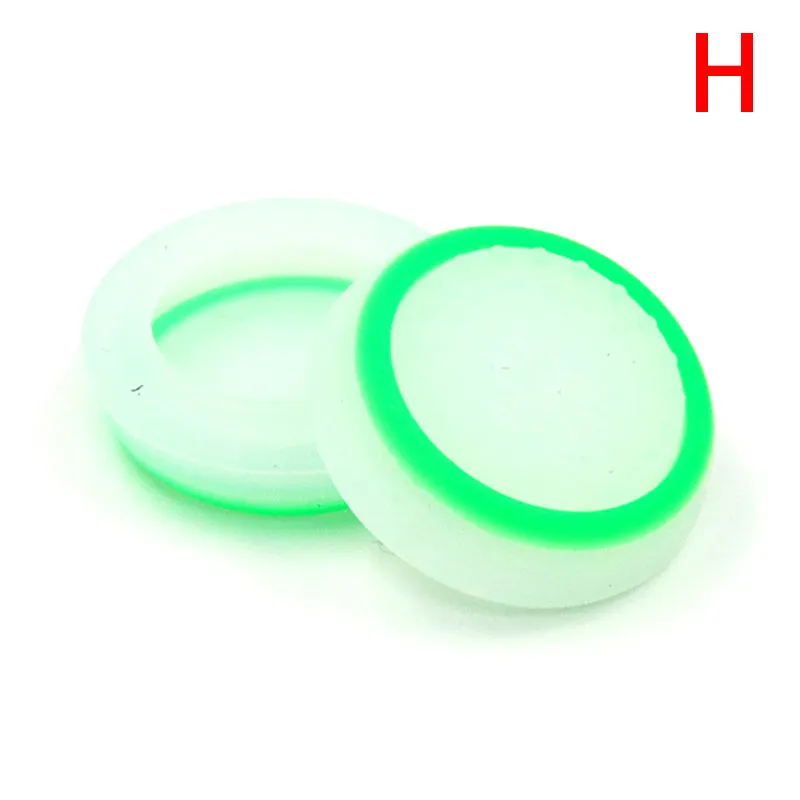 Luminous button mushroom head cover in two colours for handle decoration, 15cm diameter, plastic construction