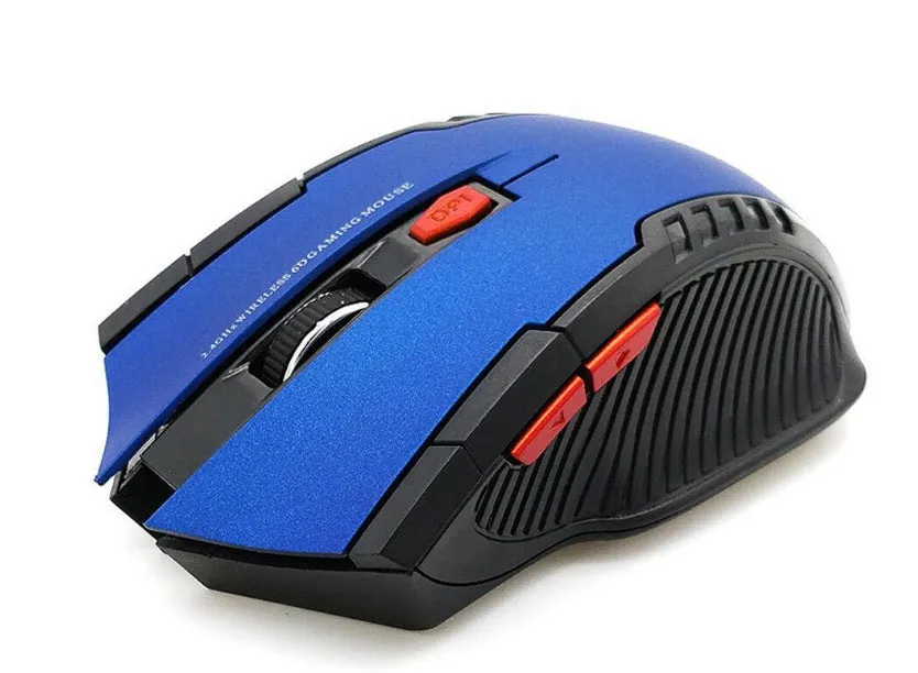 New gaming wireless mouse with 1600 DPI sensors and ergonomic design in silver gray