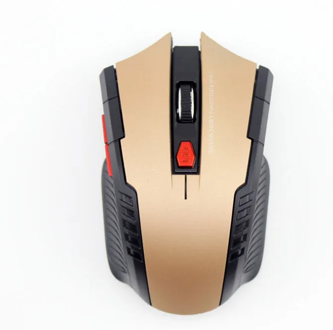 New gaming wireless mouse with 1600 DPI sensors and ergonomic design in silver gray