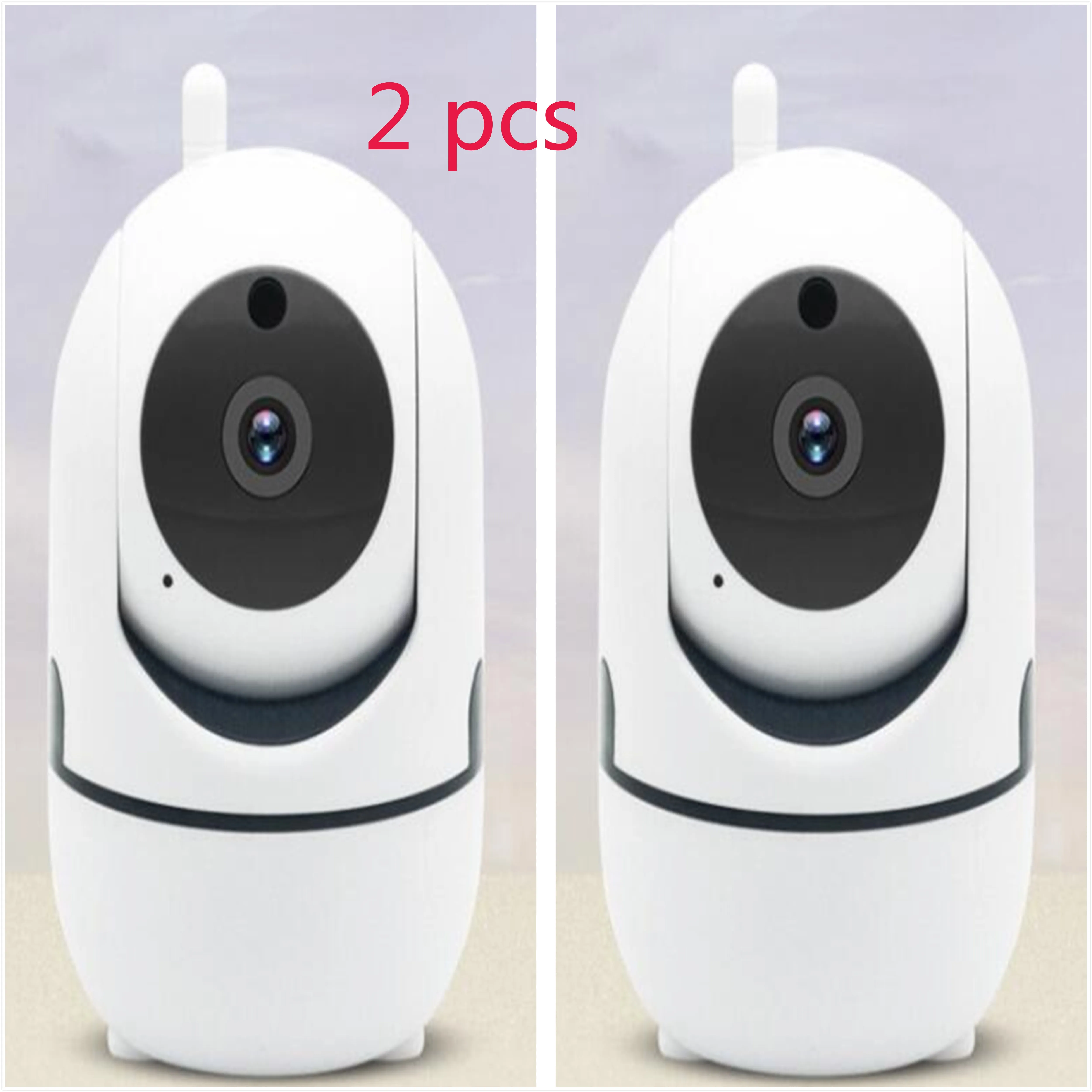 White mini spy camera 1080P hidden nanny cam with motion detection and night vision for indoor security
