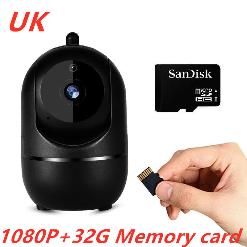 White mini spy camera 1080P hidden nanny cam with motion detection and night vision for indoor security