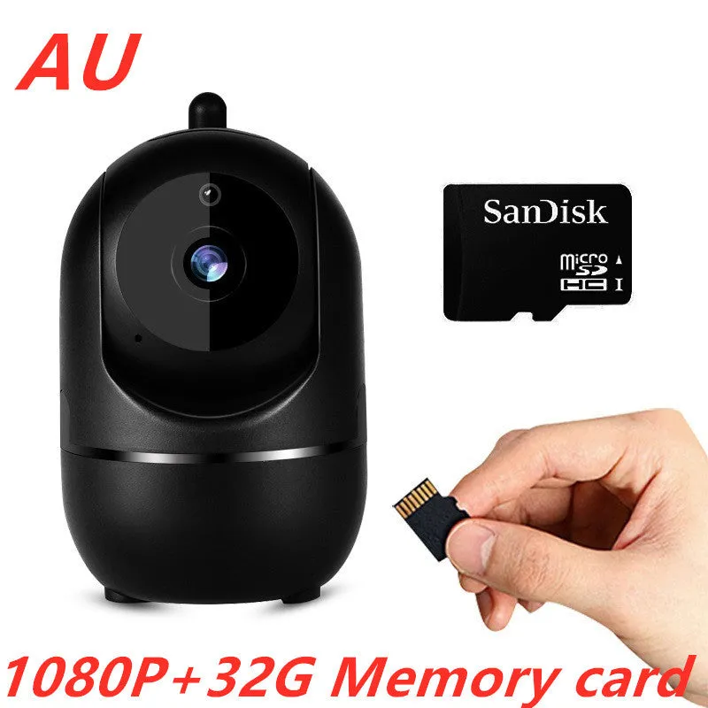 White mini spy camera 1080P hidden nanny cam with motion detection and night vision for indoor security