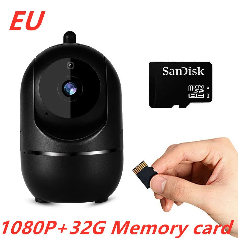 White mini spy camera 1080P hidden nanny cam with motion detection and night vision for indoor security