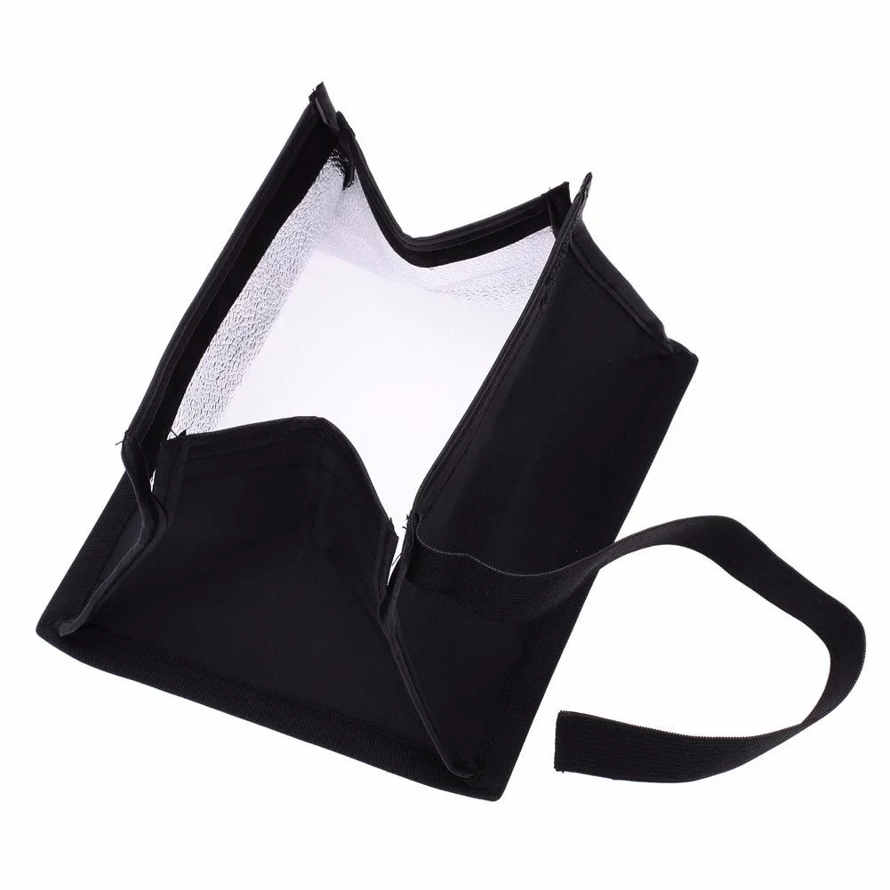 Neewer foldable diffuser mini softbox in black, 15x17cm, for LED light softening