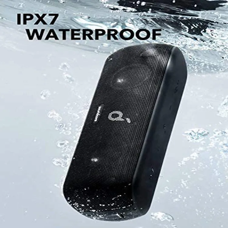 Black subwoofer Bluetooth speaker with 5.1 channel surround sound and 30W output