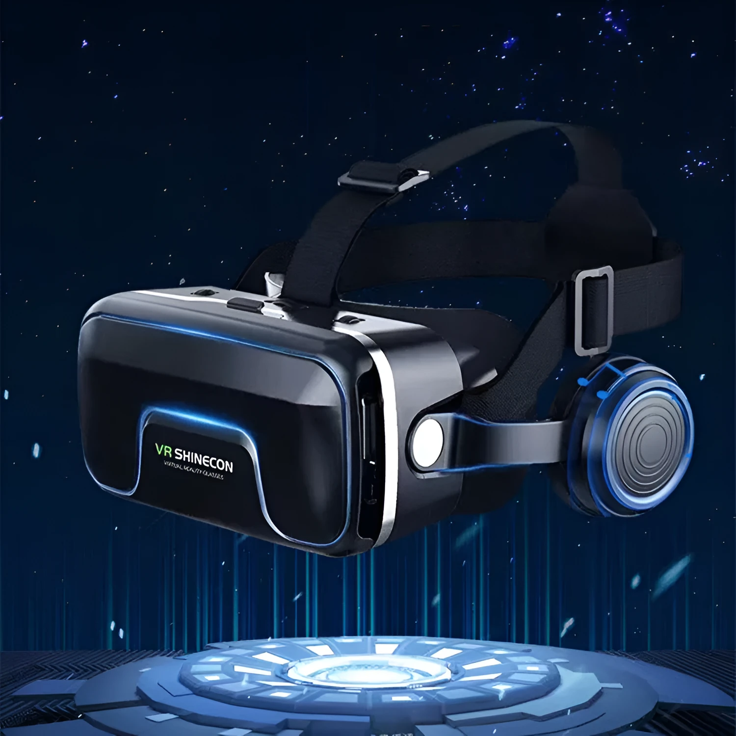 G04EA 7th generation virtual reality glasses black plastic head-mounted 222x205x99mm