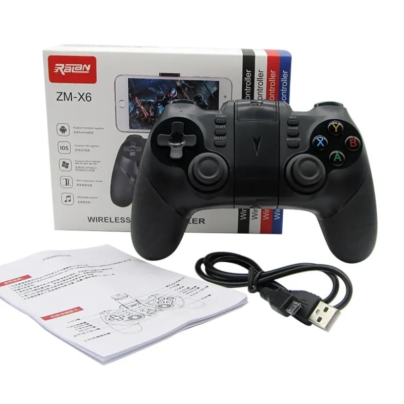 USB Bluetooth gamepad joystick controller compatible with Android iPhone PC PS3
