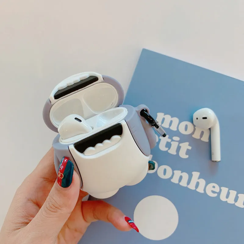 Silicone protective cover for Apple AirPods 1 and 2 wireless headphones case.