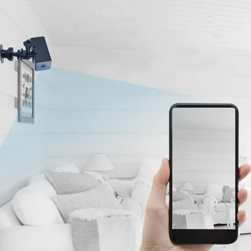 Smart Intercom Network Camera Home in black ABS body with 60mm lens for 1080P indoor security