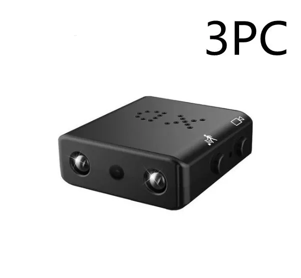 1080P Full HD mini camera with IR-CUT night vision motion detection black