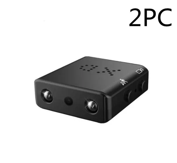 1080P Full HD mini camera with IR-CUT night vision motion detection black