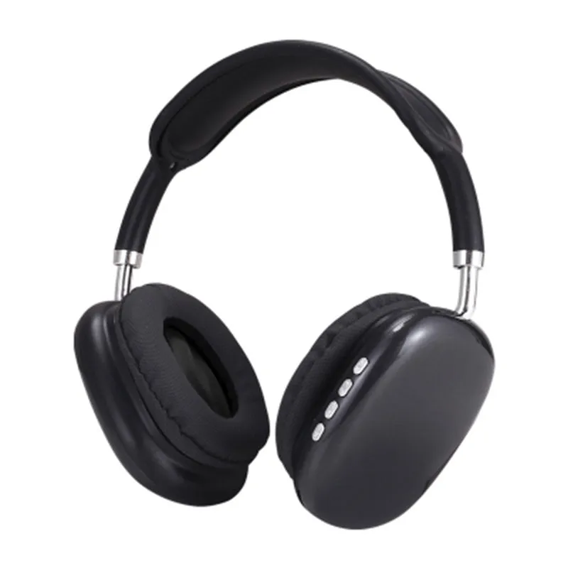 P9 wireless Bluetooth headset outdoor sports gaming headphones with mic noise cancelling earbuds in black