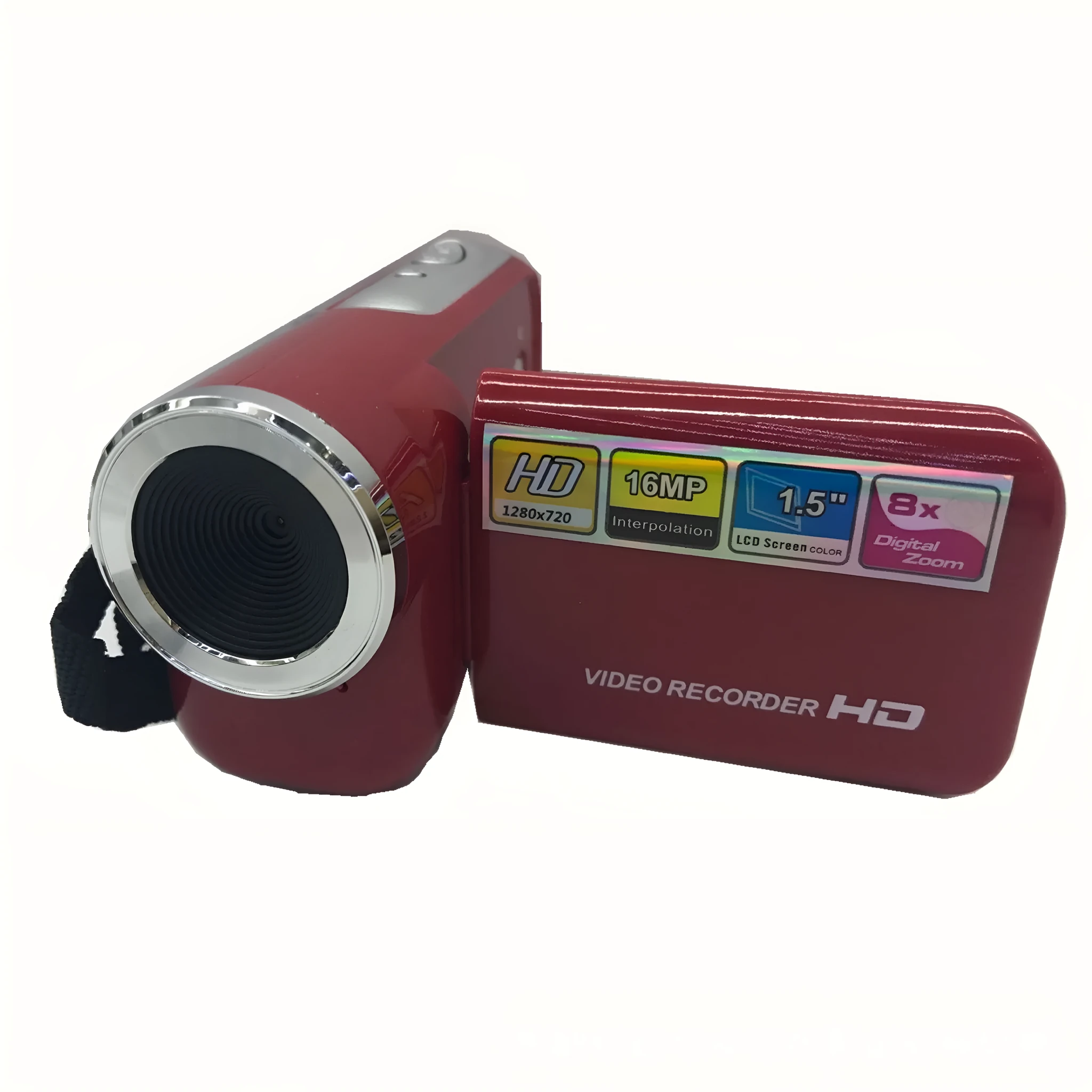 Neutral Mini Mini DV digital camera with 2.0-inch TFT display in black, showing lens and compact body