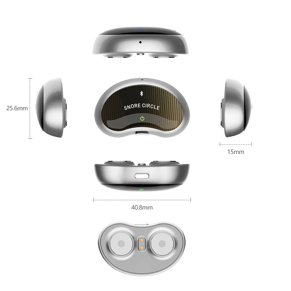 Electronic muscle stimulator chin device for anti-snoring sleep aid models YA4101 and YA4200