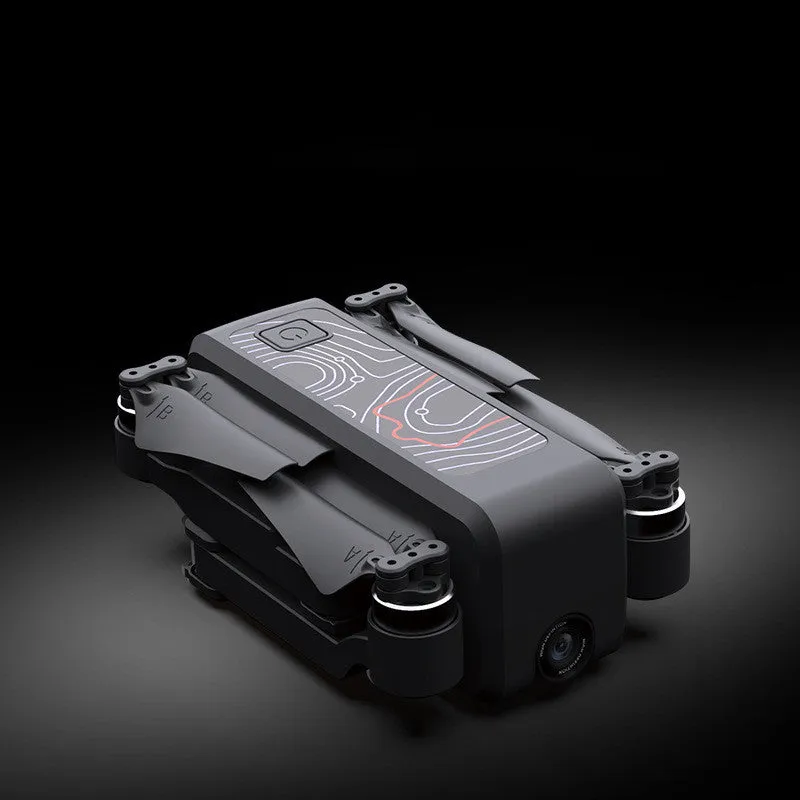 Long battery life HD 4K ESC camera drone with brushless motor and GPS in flight