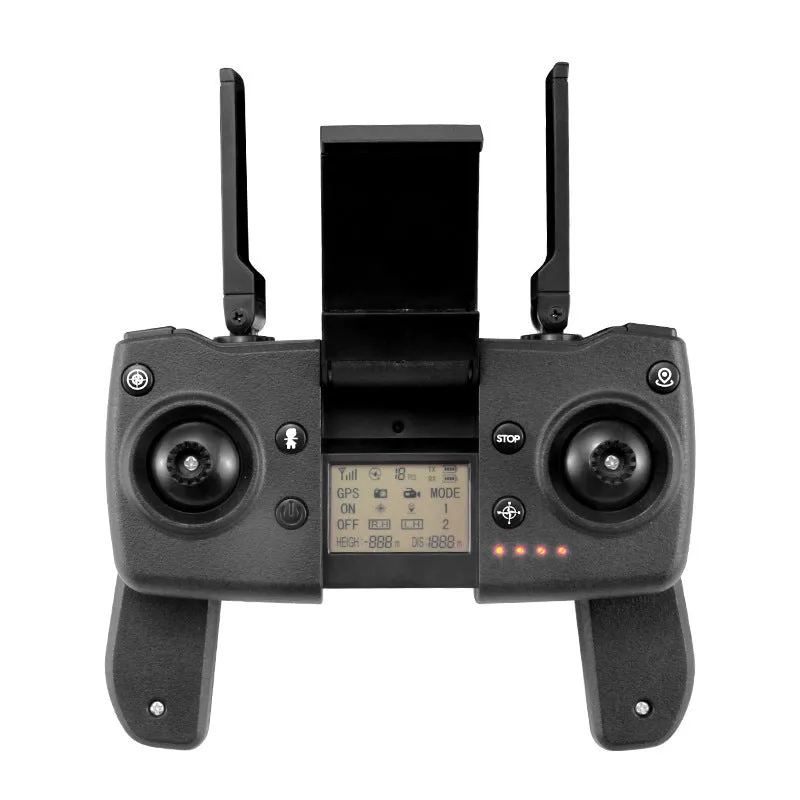 Long battery life HD 4K ESC camera drone with brushless motor and GPS in flight