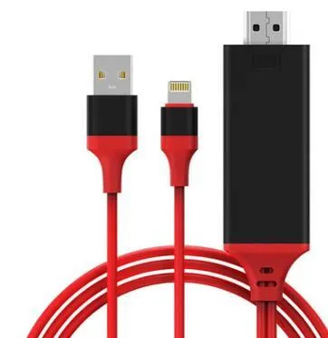 Lightning Digital AV Adapter in white for connecting iPhone iPad to TV projector or car screen with HDMI