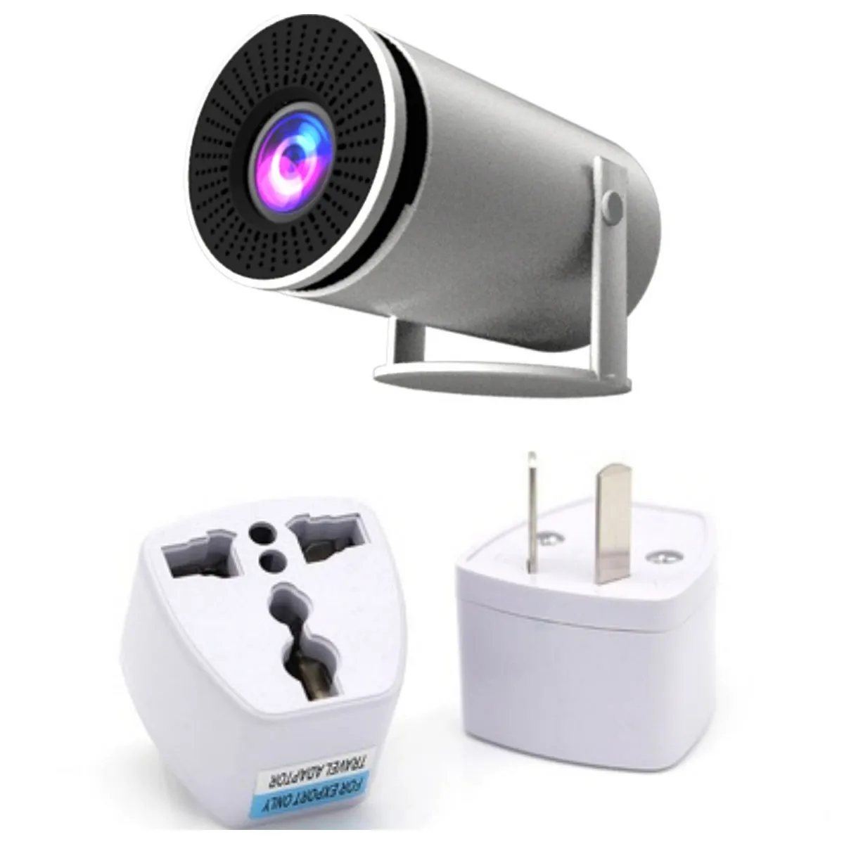 Barrel Machine Hy300 smart Android projector white with remote and adapter