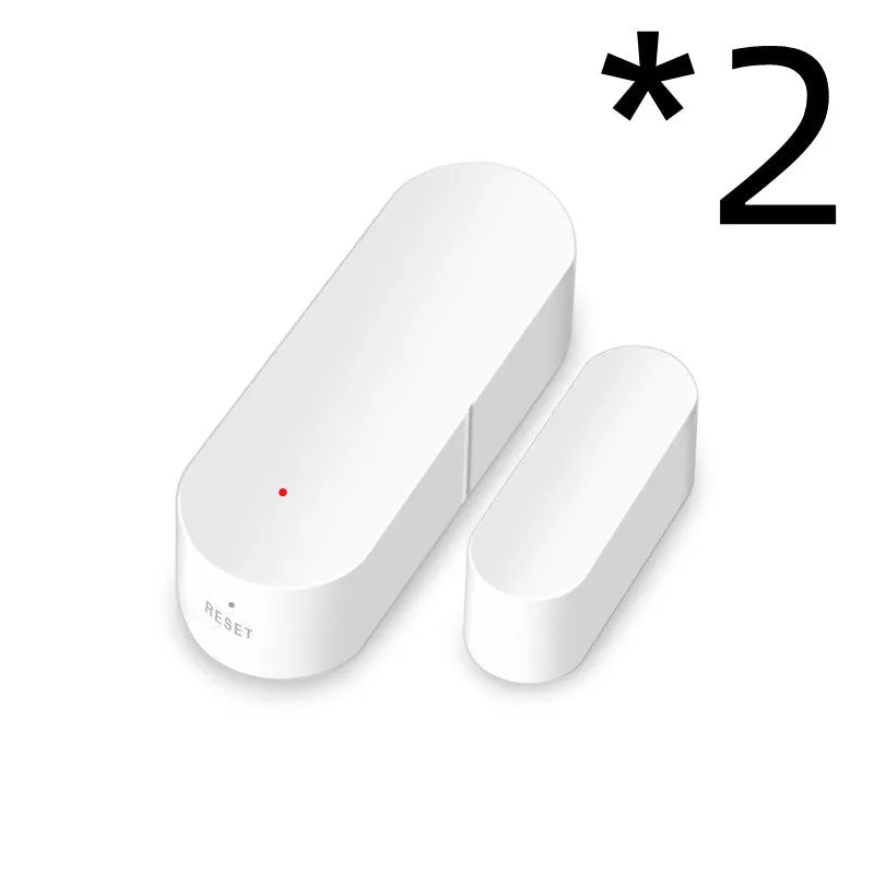 Tuya Smart WiFi Door Sensor white mini size 70x20x16mm on door frame with app notification